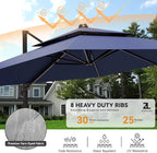 9x12FT Cantilever Patio Umbrella - Image 3