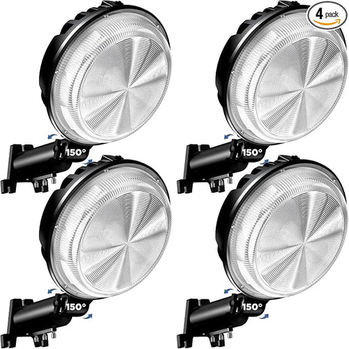 4 Pack 150W LED Barn Light, 20000LM Dusk to Dawn Sensor Security Light by StarMoitic