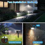 Solar Spot Lights Outdoor, Solar Lights Outdoor IP65 Waterproof, 3 Modes Solar - Image 4