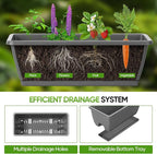 CADUKE Raised Planter Box, Plastic Raised Garden Bed - Image 5