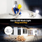 Onforu 120W Flood Lights Outdoor, 12000lm White LED Work Light - Image 4