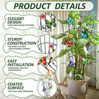 LEIFIDE 2 Pcs 33in Plant Trellis - Image 4