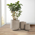 Kante 15.3"+11.6"+8.2" Dia Round Concrete Planter, Large Outdoor Indoor Planter - Image 7