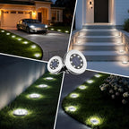 INCX 4.6 inch Solar Lights Outdoor Waterproof, 12 Pack Solar Lights - Image 7