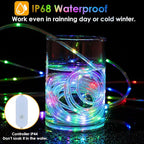200Ft Rope Lights Outdoor, 18 Colors Changing 610 LED String Lights Plug in - Image 3
