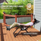 UDPATIO Oversized Zero Gravity Chair Set of 2, 29In XL Patio Reclining Chair - Image 6