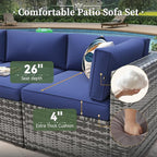 Aoxun 8 Piece Patio Furniture Set - Image 4