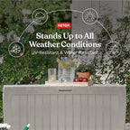 Keter Marvel Plus 71 Gallon Resin Outdoor Storage Box - Image 3