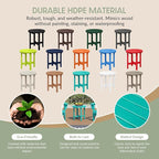 WestinTrends Dylan Adirondack Round Outdoor Side Table - Image 6
