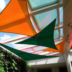 Patio Paradise 21' x 21' x 21' Sun Shade Sail Triangle Canopy Shade Cloth - Image 5