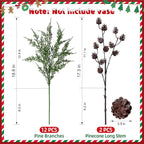 Faux Cedar Stems Artificial Norfolk Pine Branches - Image 5