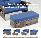 Belord Oversize Outdoor Daybed Set - Image 4