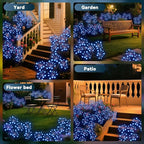 Solar Garden Lights 2 Pack Waterproof Swaying Starburst Light Solar Outdoor - Image 6