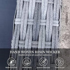 Wicker Outdoor Recliner | 145° Wicker Patio Reclining Chair - Image 6