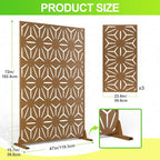 Outdoor Privacy Screen, Freestanding Privacy Fence Panels - Image 7