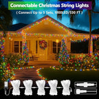 Connectable 200 LED Christmas Lights Indoor Outdoor - Image 2
