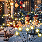 Solar Firefly Lights Outdoor, 8 Pack, Warm White, Waterproof, Garden Decor - Image 8