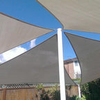 E&K Sunrise 11' x 11' x 11' Sun Shade Sail Triangle Canopy Shade Cover UV Block - Image 8