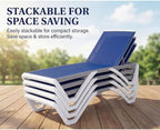 Kozyard Outdoor Chaise Lounge Chair, Full Flat Adjustable Patio Lounger - Image 4
