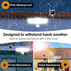 Energetic Solar Outdoor Lights, 1800LM 192 LED Security Motion Sensor Outdoor - Image 3