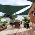 Patio Paradise 16' x 16' x 15'10" Sun Shade Sail Triangle Canopy, Permeable by Patio