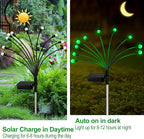 Solar St Patricks Day Lights Outdoor, 6 Pack 60 LED Solar Green Firefly Lights - Image 3