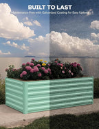 Garvee 2PCS 6x3x2ft Galvanized Raised Garden Bed Outdoor, Rust-Resistant Raised - Image 7