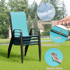 TLSUNNY Patio Dining Set 5 Pieces, All Weather Outdoor Furniture W/30"X 30" - Image 5