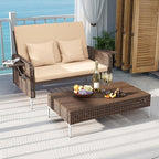 Tangkula Patio Rattan Daybed - Image 4