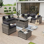 Aoxun 8 Piece Patio Furniture Set by Aoxun