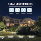 Solar Ground Lights 16Pack, Garden Solar Outdoor Waterproof Pathway Bright - Image 5