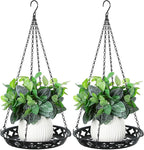 Enhon 2 Pack Plant Hanger, 12 Inch Metal Hanging Planter by Clickhere