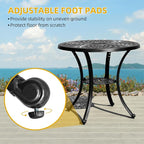 DWVO 30 Inches Round Patio Dining Table - Image 6