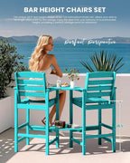 SERWALL Tall Adirondack Chairs Set of 2 - Image 7