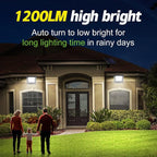 Solar Lights Outdoor Bright Solar Flood Lights 4400mAh 5500K Dusk to Dawn Led - Image 2