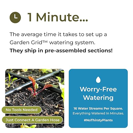 Garden Grid Watering System | Raised Garden Bed Drip Irrigation System – But - Image 3