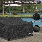 PureFit Outdoor Couch Cover Waterproof Patio Sofa Furniture Covers, 2-Seater - Image 4