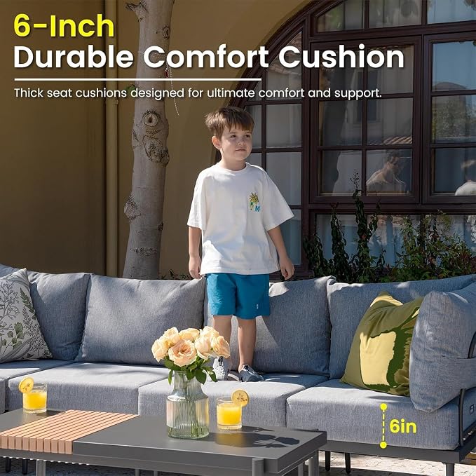 Sundale Outdoor 7 Pieces Patio Furniture Set - Image 4