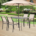 AECOJOY 5 Piece Patio Table and Chair Set - Image 2
