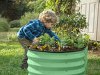 Plant & Plot Galvanized Raised Garden Beds Outdoor // 4×2×1 ft Planter Raised - Image 5