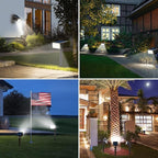 Nipify Solar Spot Lights Outdoor Motion Sensor, 3 Modes Solar Landscape - Image 5