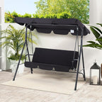 AECOJOY Porch Swing with Stand, Outdoor Swings - Image 8