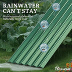 YITAHOME 6x3x3ft Large Raised Garden Bed Kit, Galvanized Metal Planter Box - Image 5