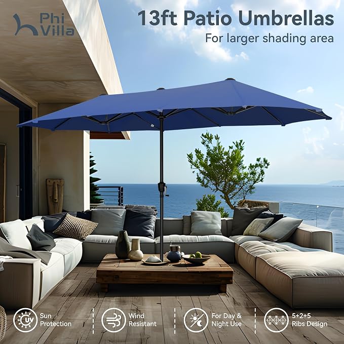 PHI VILLA 8 PCS Patio Dining Set - Image 6