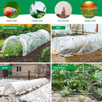 Greenhouse Hoops Grow Tunnel, 10 Sets of 8FT Long Garden Hoops - Image 8