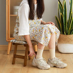 Foot Stool Ottoman Foot Rest Under Desk, Small Stool - Image 6