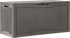 YITAHOME 100 Gallon Resin Deck Box, Weather Resistant Outdoor Storage Box - Image 7