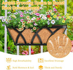 Riare 4 Pack 16 Inch Metal Railing Planter Window Box - Image 6