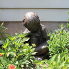 Emsco Group 92225 Boy Statue – Natural Appearance – Made of Resin – Lightweight - Image 2
