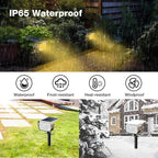 nipify 10 Pack Solar Spot Lights Outdoor Motion Sensor - Image 5